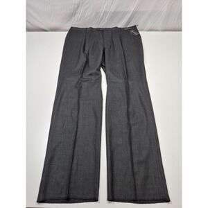 Gianelli Dress Pants Mens 46x36 Gray Wool Pleated Straight Classic Atlantic NWT